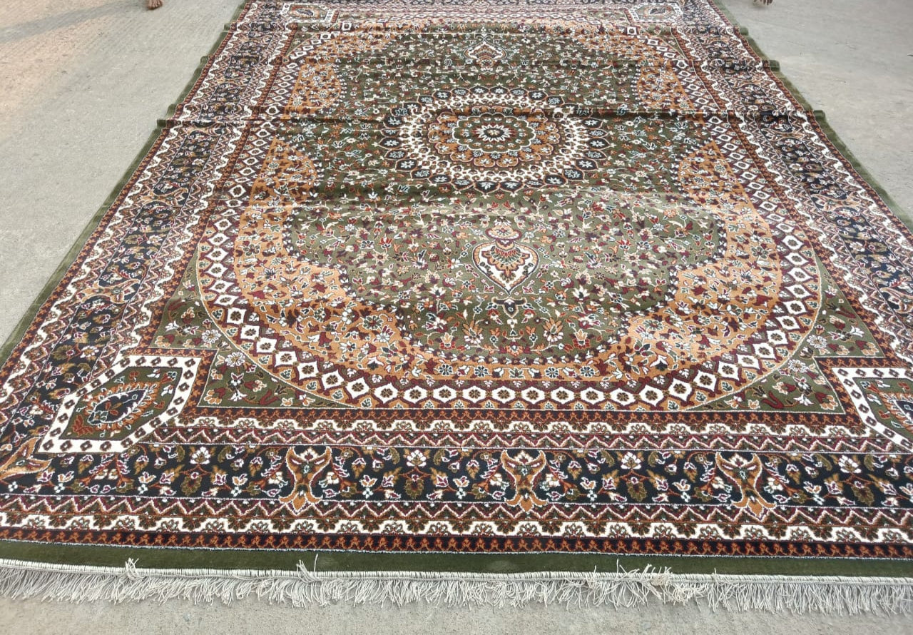 Classic Persian-Style Area Rug (8×10ft, 12mm Pile)