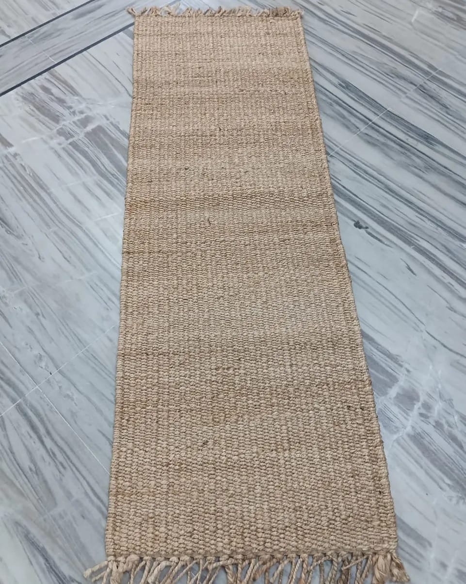 Ardhi Chunky Natural Jute Runner Rug (2.5 by 8ft)