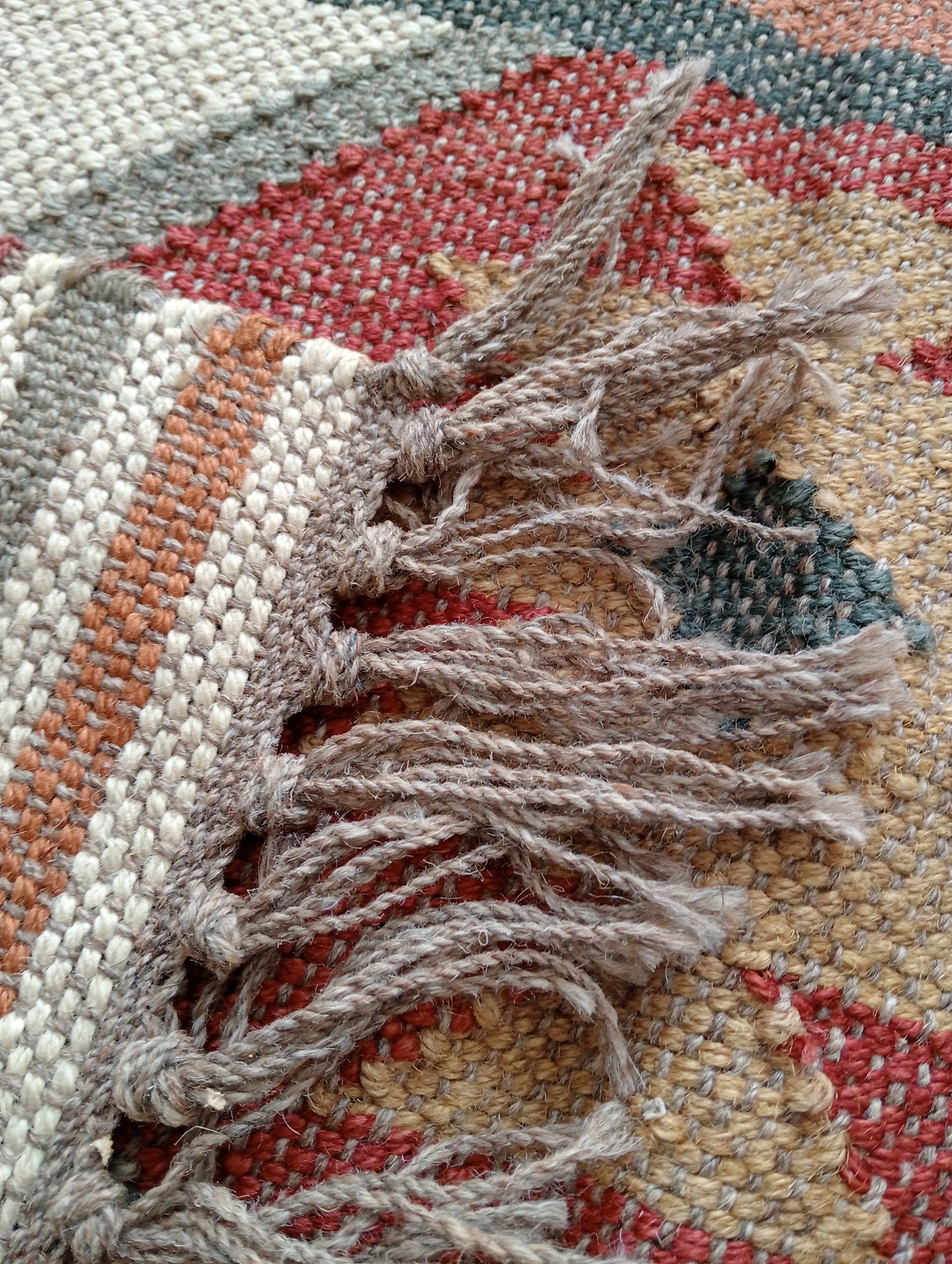 Mehra Jute Wool Kilim Rug (3 by 5ft)