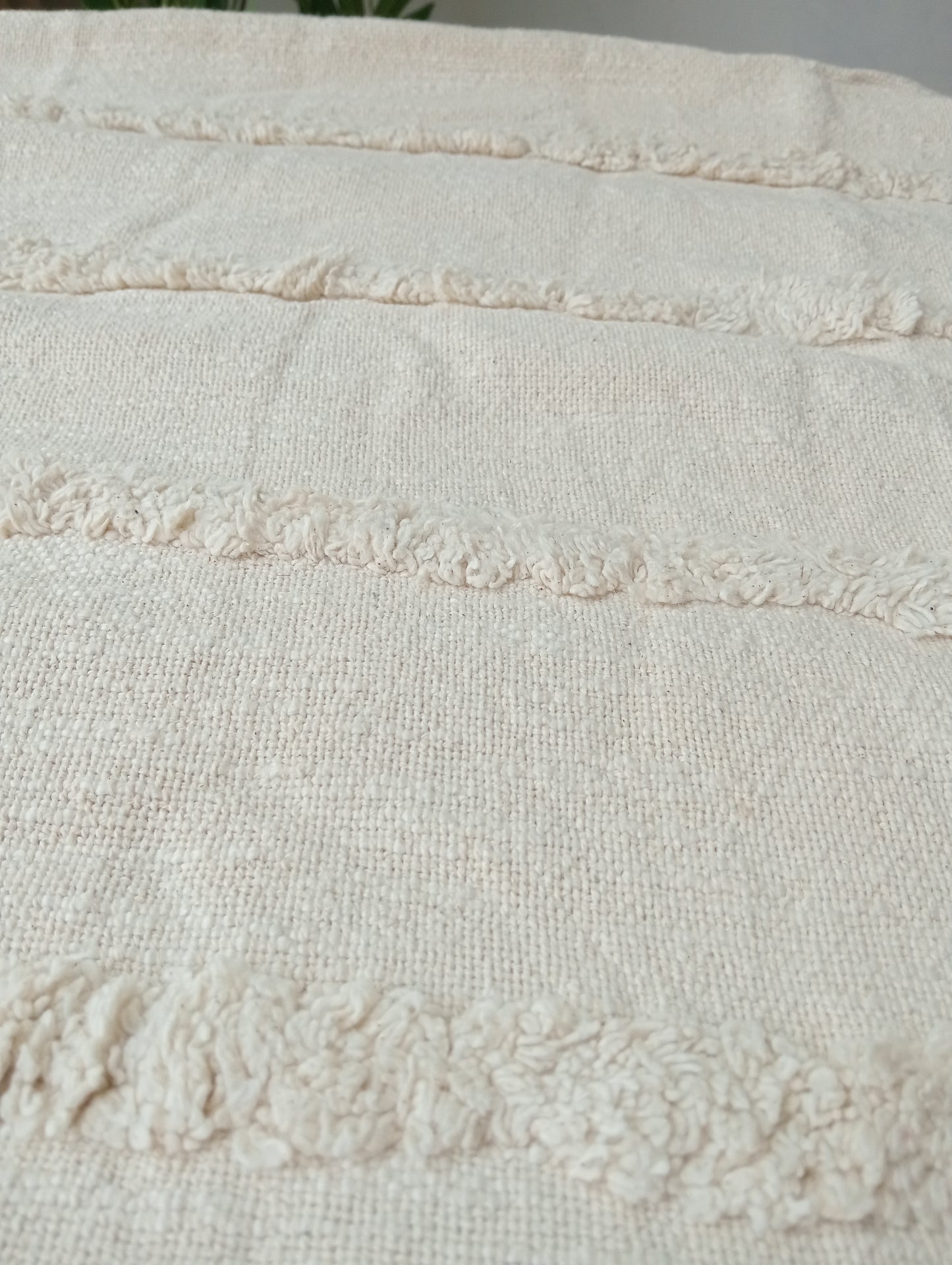 The Linen Shag Throw