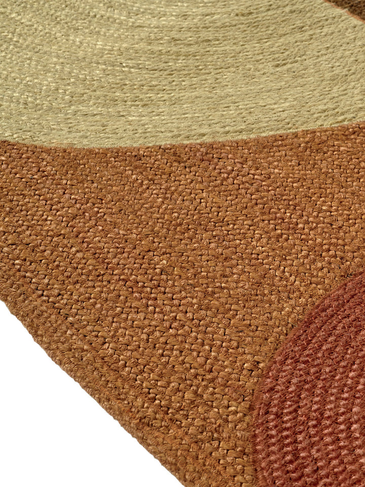 Arc Jute Runner (Terracotta Palette)