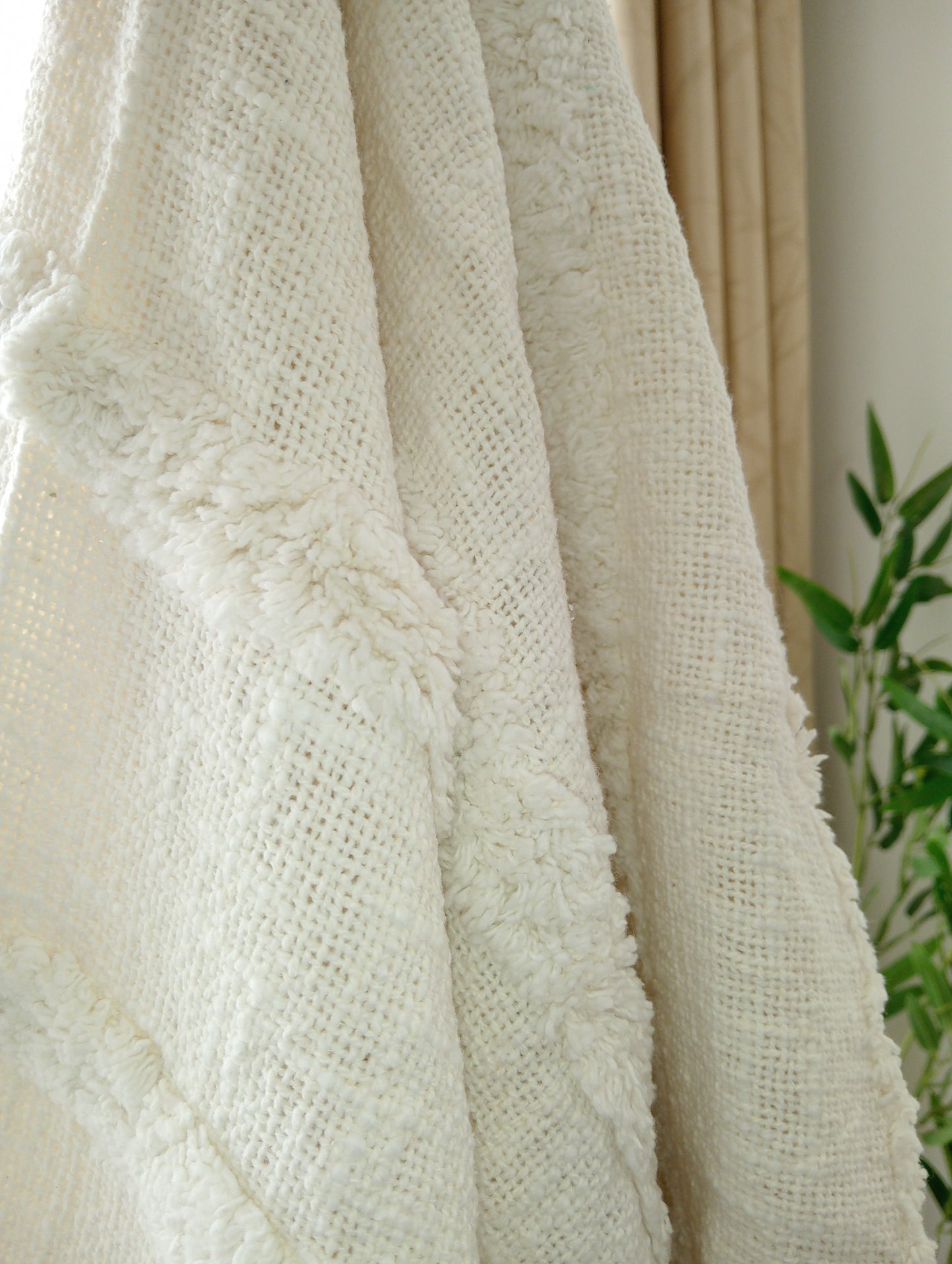 The Alabaster Shag Throw