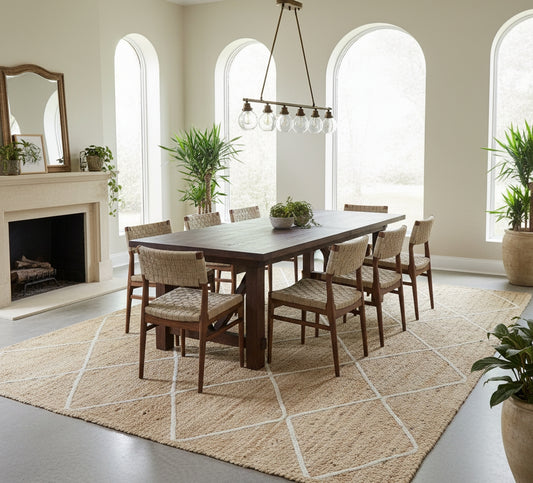 Shani Braided Jute Rug (6 by 9ft)