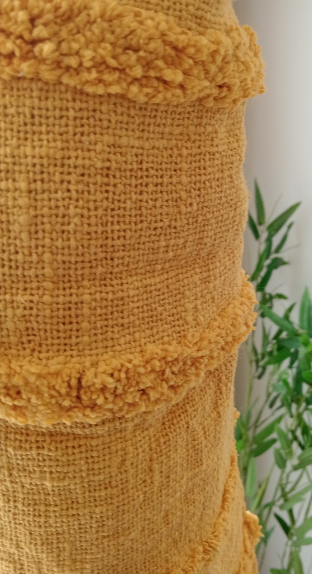 The Saffron Shag Throw