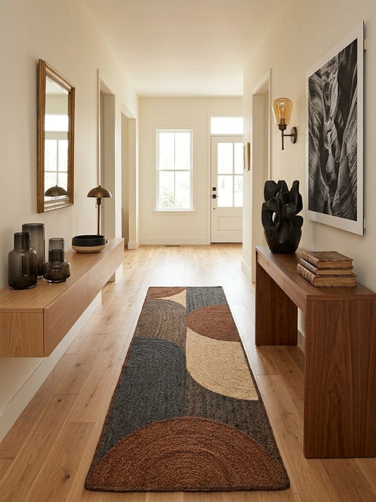 Arc Jute Runner (Neutral Palette)
