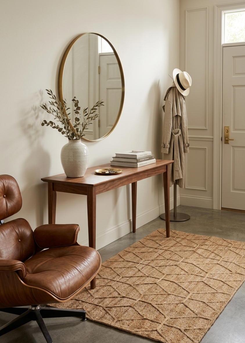 Terra Trellis Braided Jute Rug
