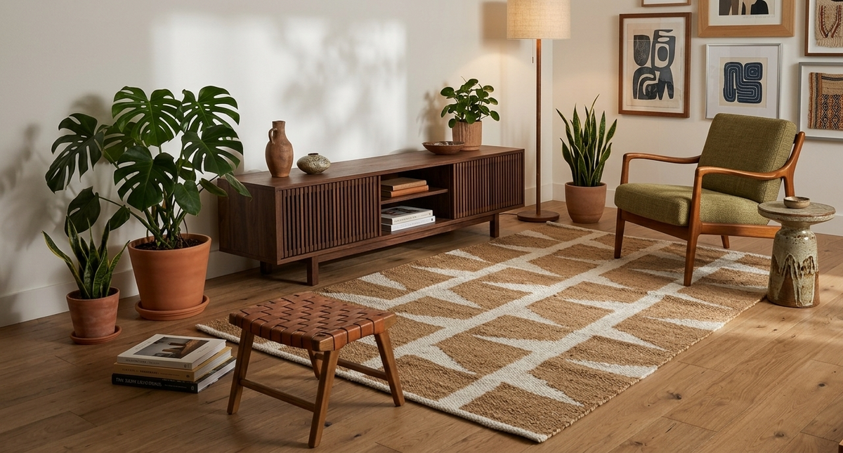 Jute Lattice Rug