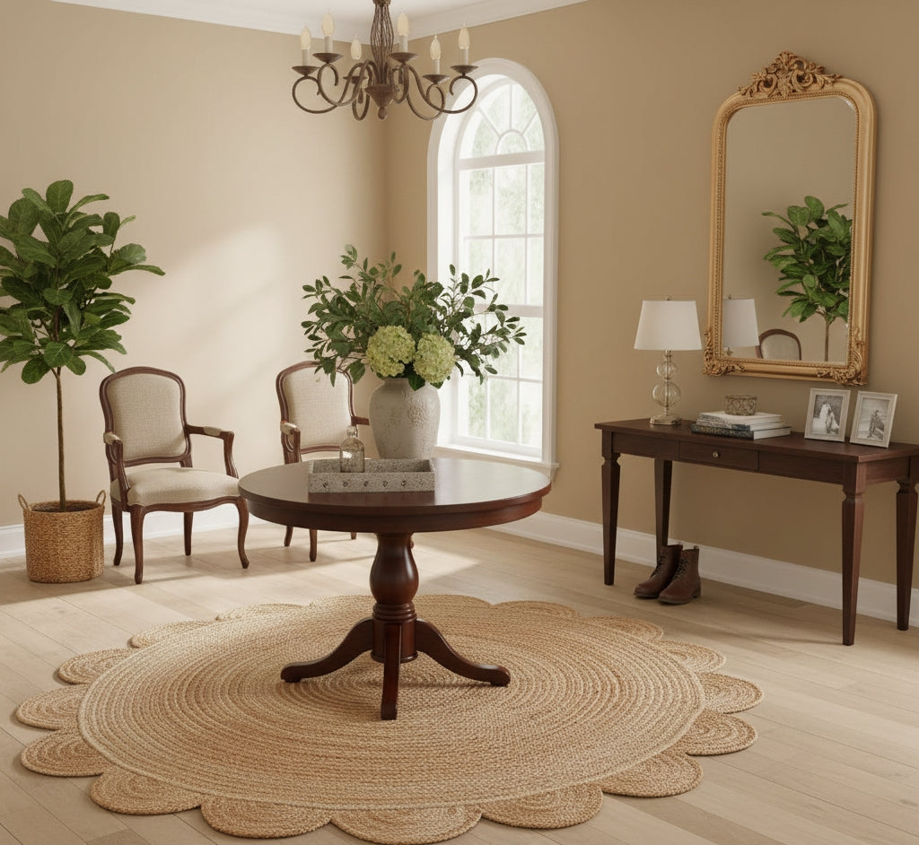 Soleil Braided Jute Rug (6ft)