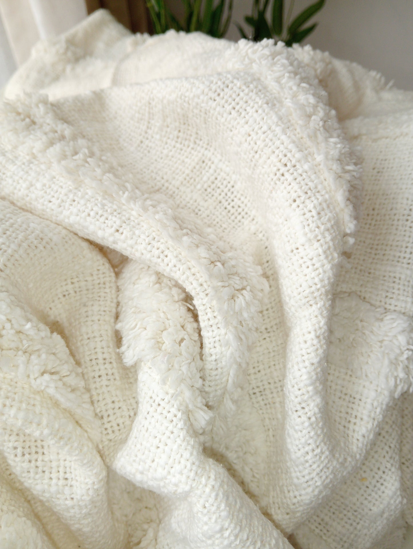 The Alabaster Shag Throw