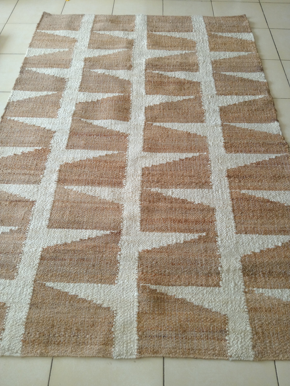 Jute Lattice Rug (5 by 8ft)