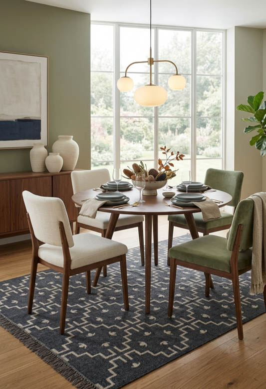 Obsidian Jute Wool Rug