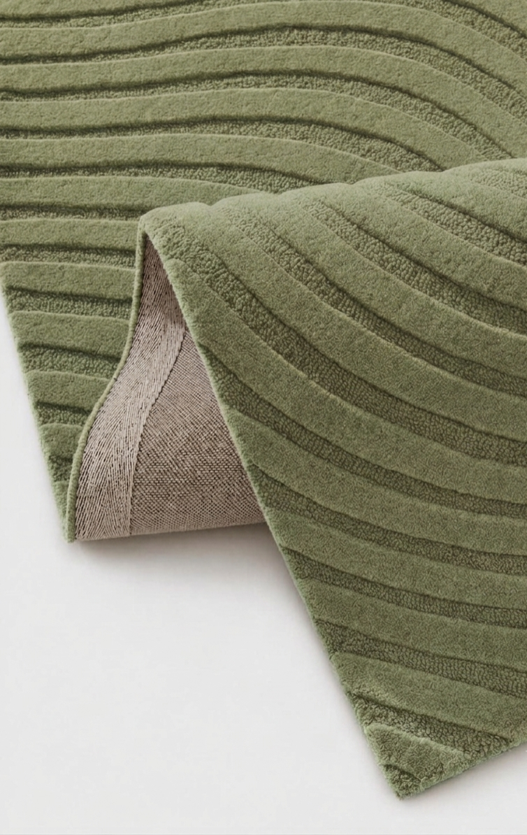 Sway Handtufted Wool Rug (Sage Green)