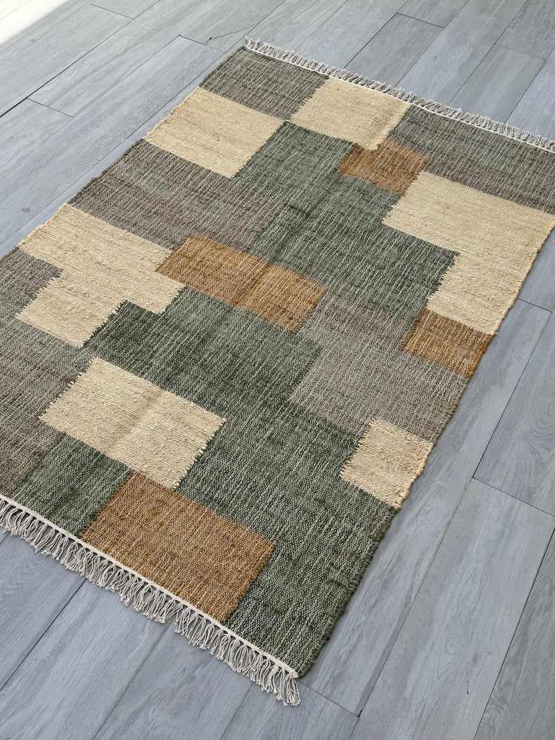 Tani Handwoven Cotton Hemp Rug
