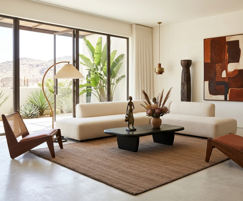 Sahara Handwoven Wool Area Rug