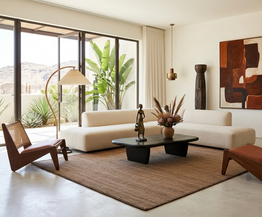 Sahara Handwoven Wool Area Rug