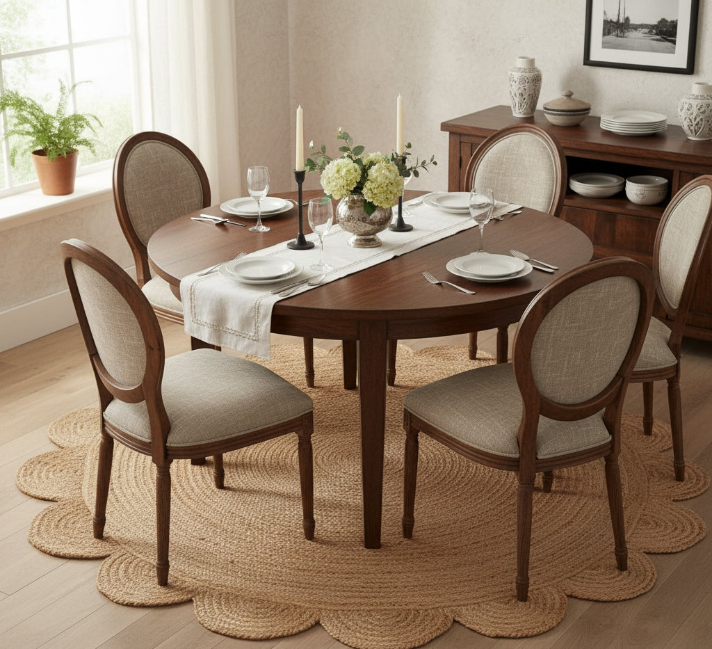 Soleil Braided Jute Rug (6ft)