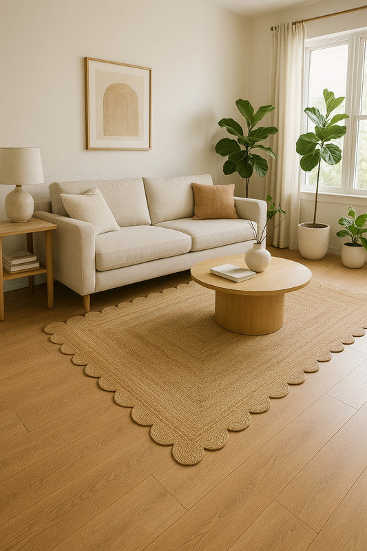 Aria Braided Jute Rug (5 by 8ft)