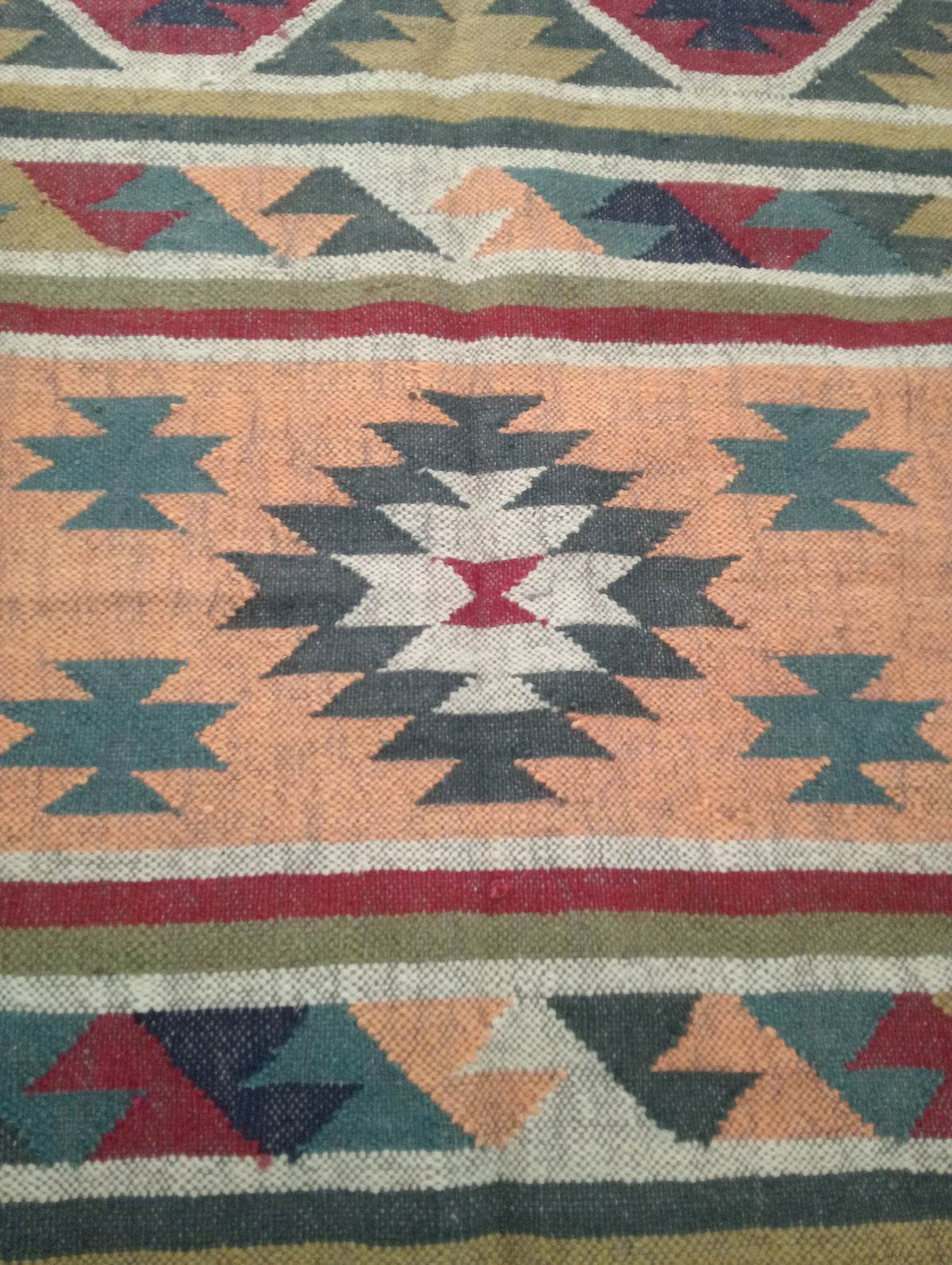 Medina Jute Wool Kilim Rug