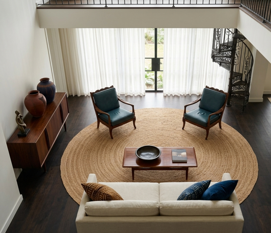 Organic Halo Jute Rug