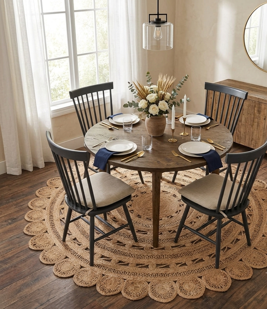 Alora Braided Jute Rug (6ft)