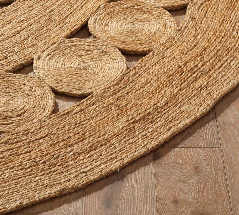Dahlia Braided Jute Rug (6ft)