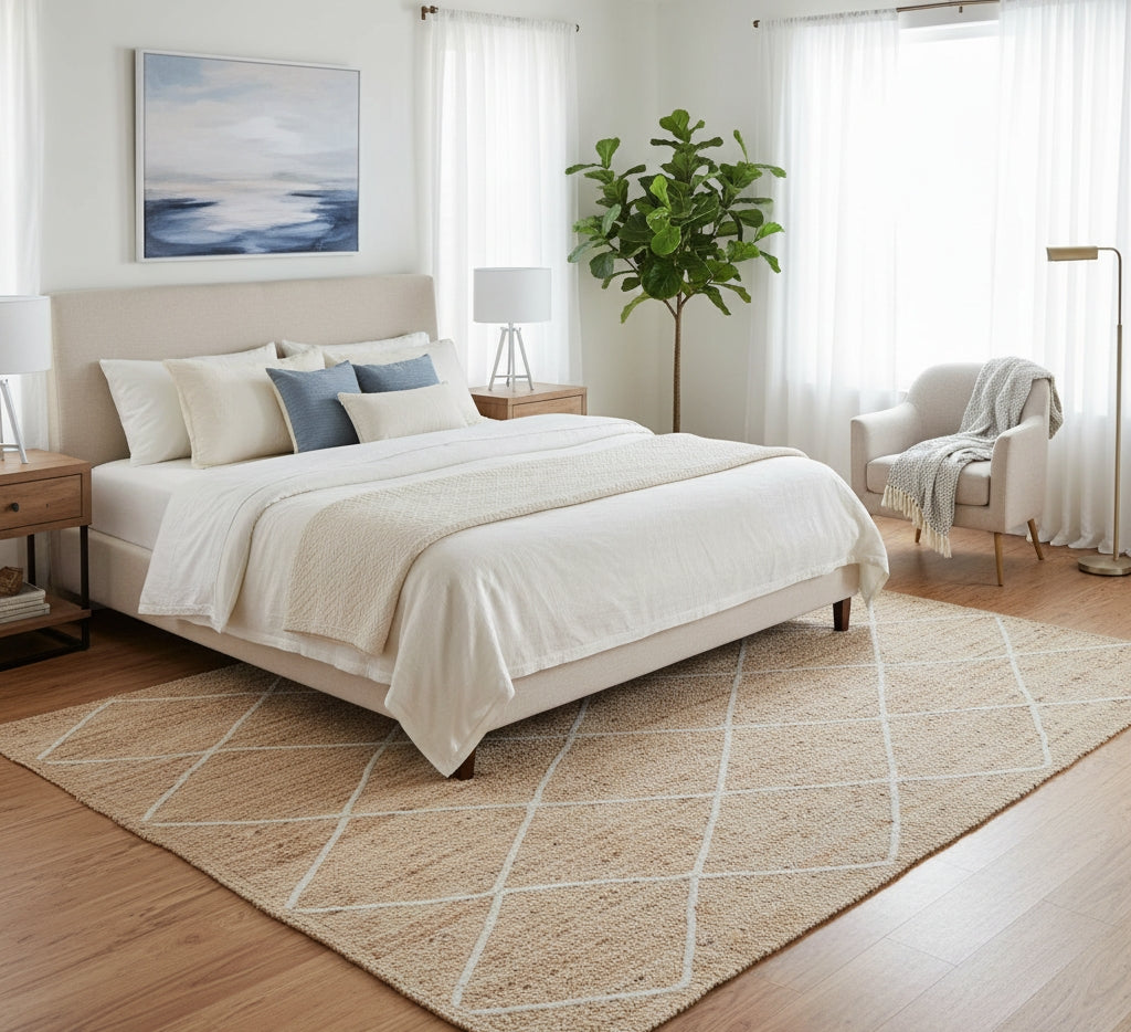 Shani Braided Jute Rug (6 by 9ft)