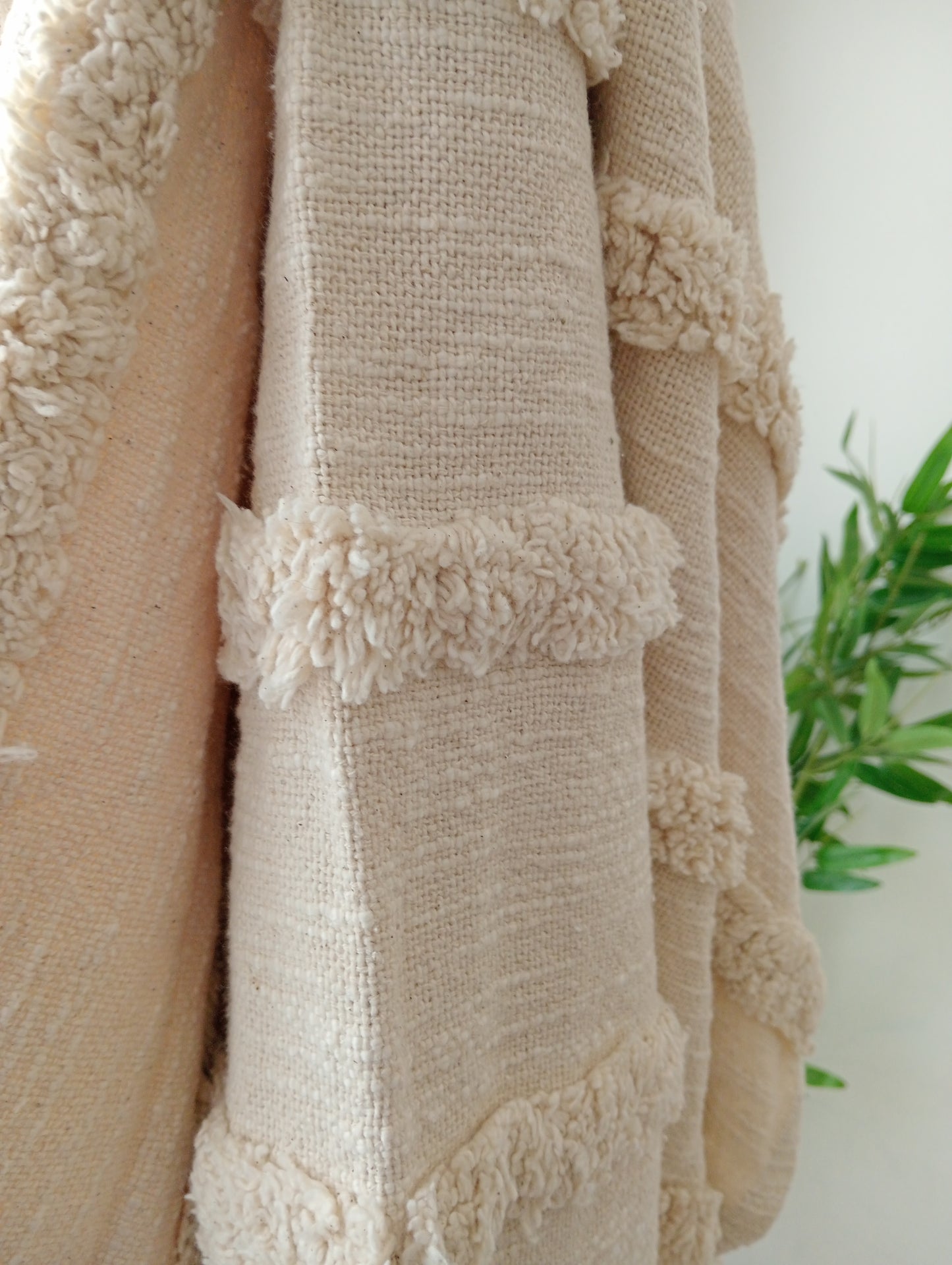 The Linen Shag Throw