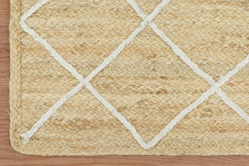 Shani Braided Jute Rug (6 by 9ft)