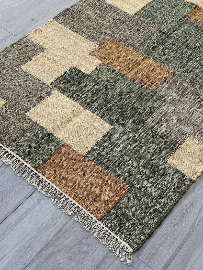 Tani Handwoven Cotton Hemp Rug