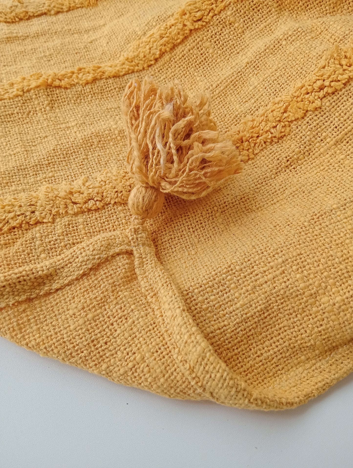 The Saffron Shag Throw